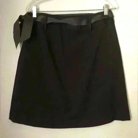 Vtg Style&Co black pleated career skirt Women size 10 - Picture 6 of 9